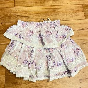 LoveShackFancy Ruffled Skirt NWT